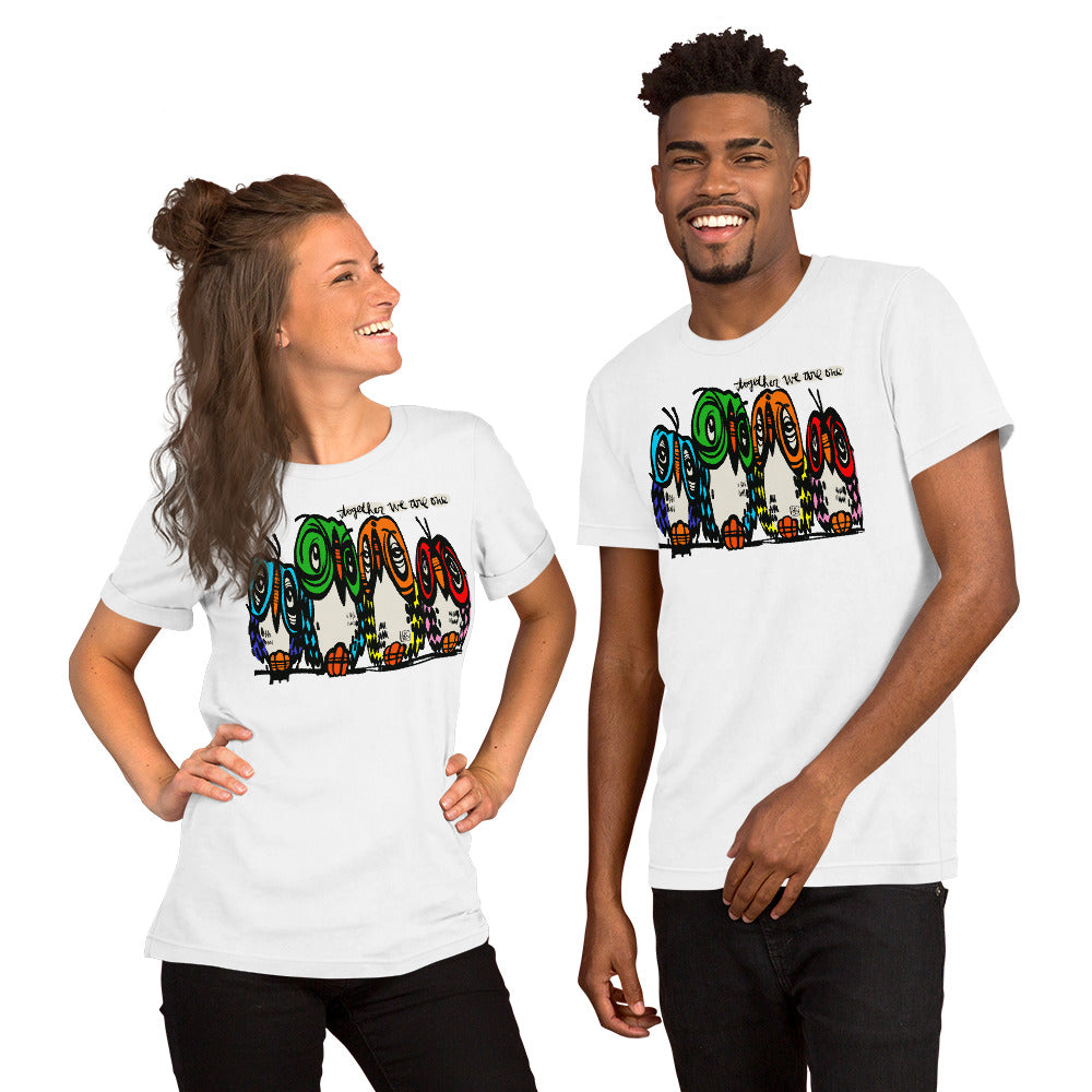 Together We Are One - Rainbow Collection - Lebo Unisex Short Sleeve T-Shirt